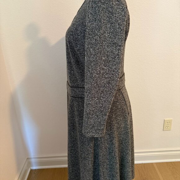Talbots Fit and Flare Soft Tweed Dress - Picture 4 of 5